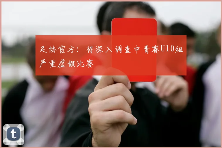 足协官方：将深入调查中青赛U10组严重虚假比赛